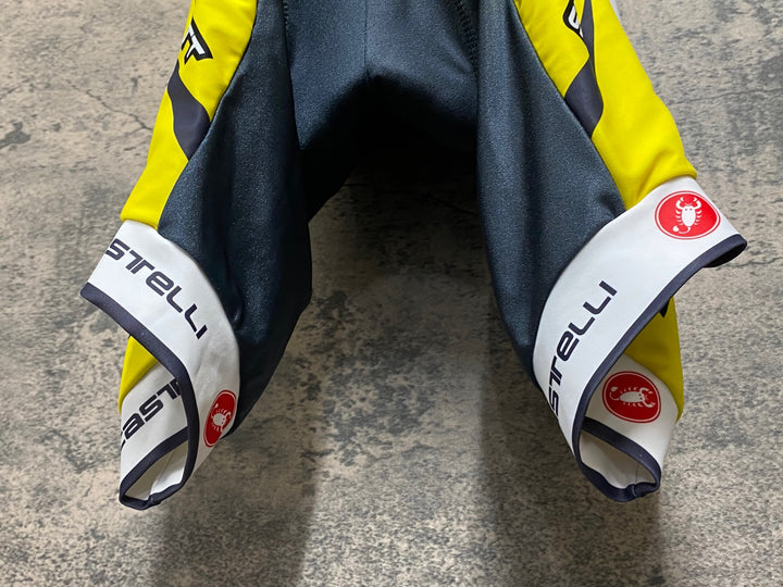 KG656 カステリ CASTELLI ビブショーツ 黄 L