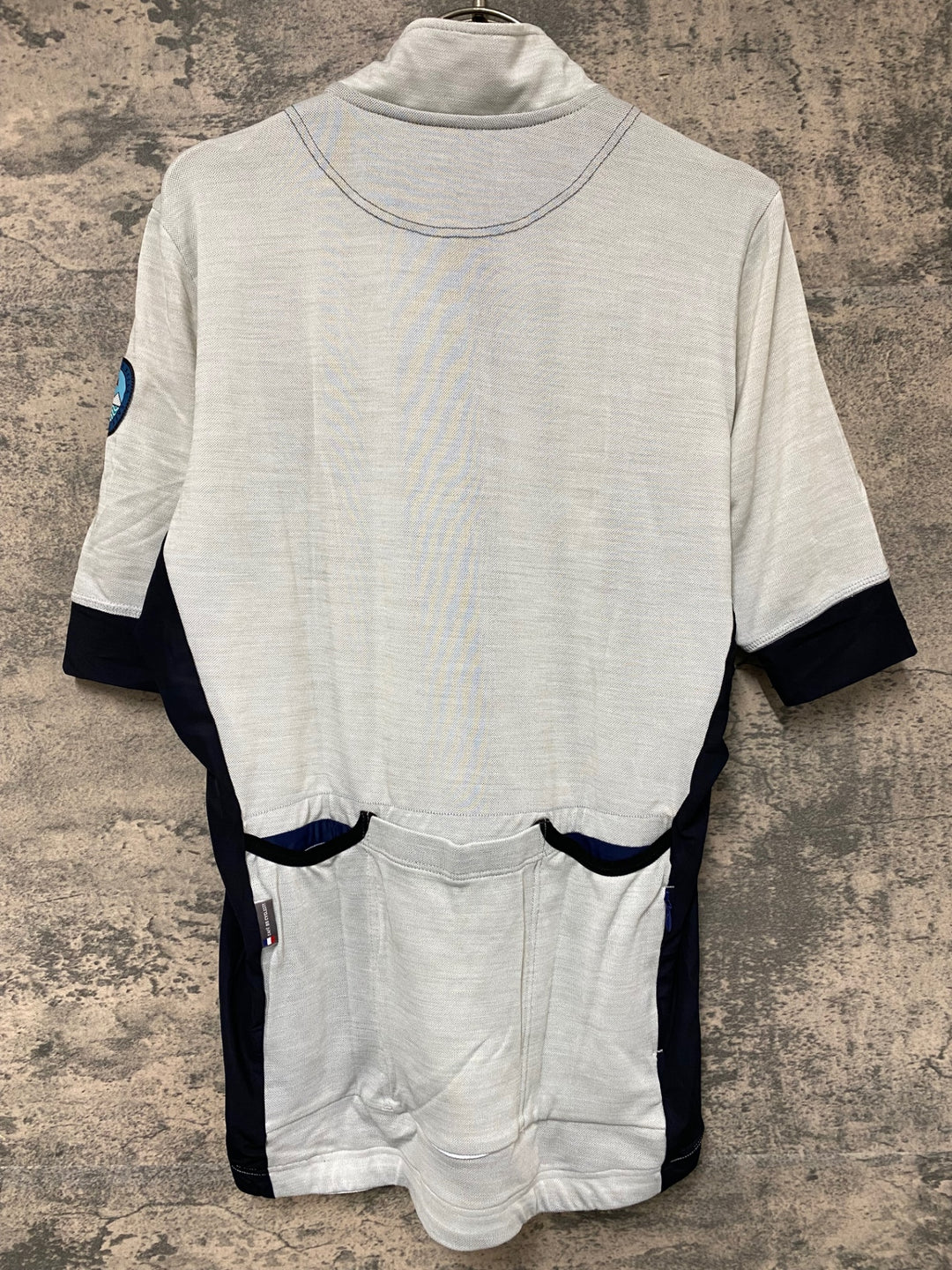 JY656 カフェドシクリステ CAFE DU CYCLISTE EGLANTINE Man 半袖 サイクルジャージ オフホワイト 黒 L