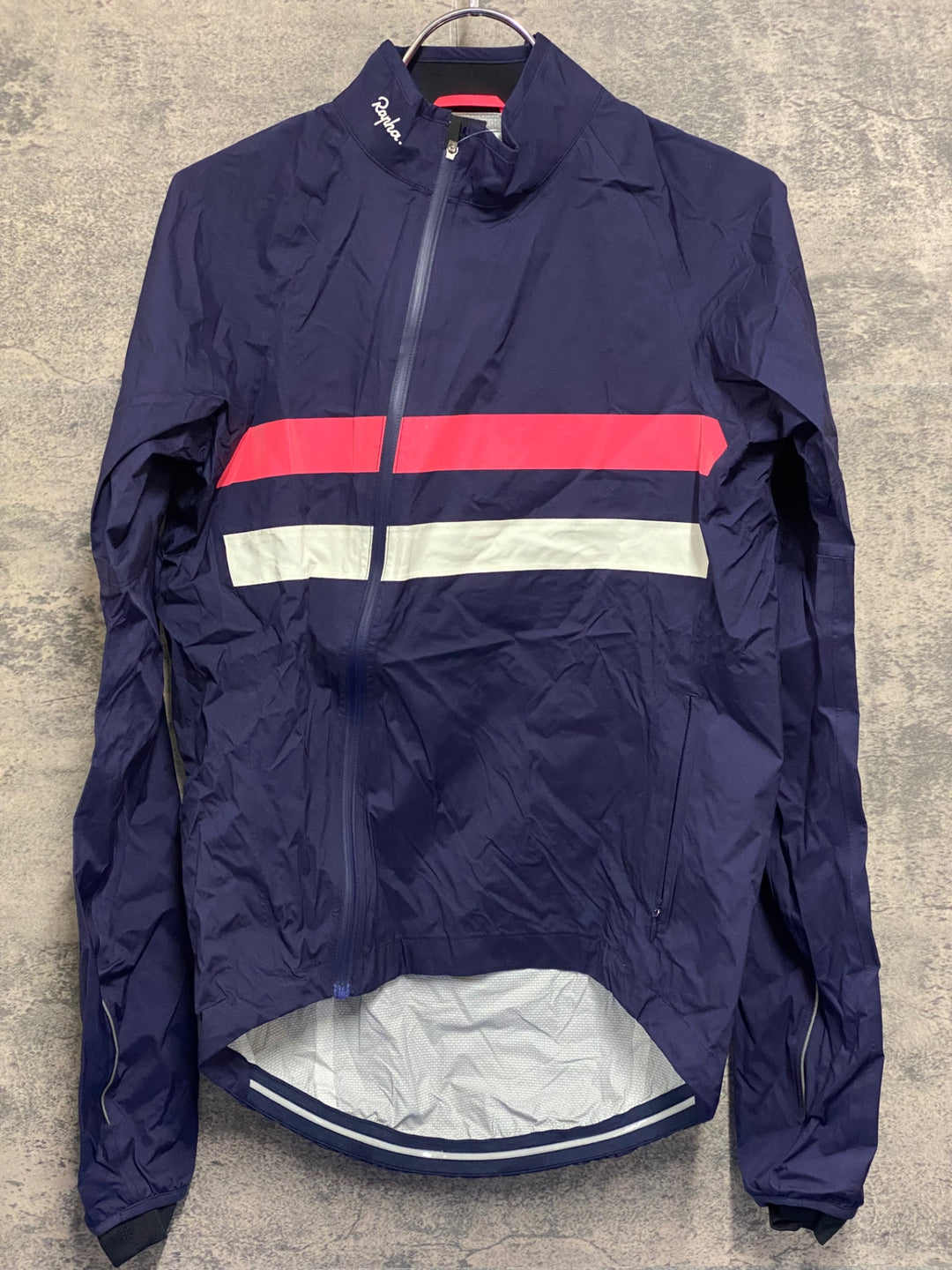 JV241 ラファ Rapha RAIN JACKET 長袖 レインジャケット 濃紺 S