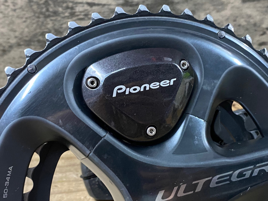 KJ439 パイオニア Pioneer シマノ SHIMANO アルテグラ ULTEGRA FC-6800 パワーメーター クランクセット 50/34T 165mm 動作未確認