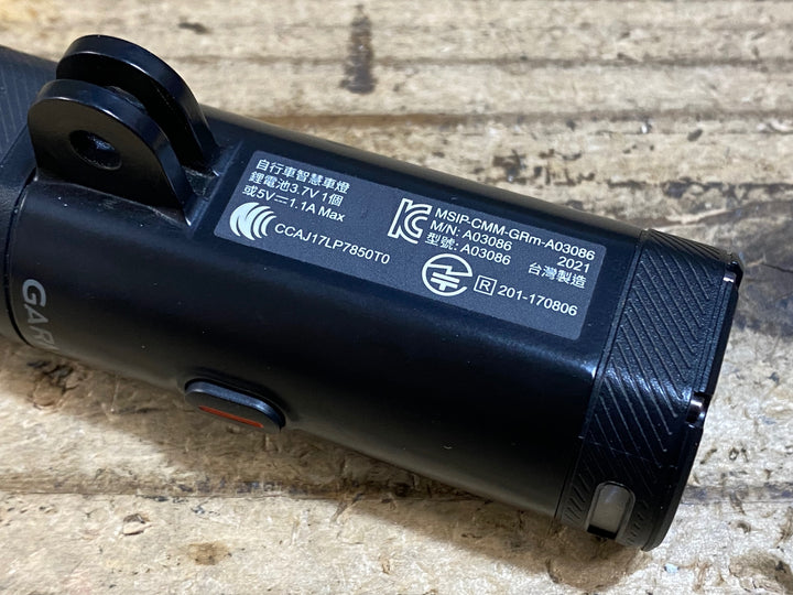 KD322 ガーミン GARMIN バリア VARIA UT800 フロントライト