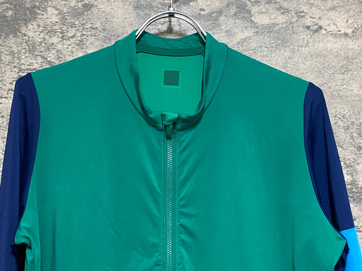 KP813 ラファ RAPHA PROTEAM LONG SLEEVE TRAINING JERSEY 長袖サイクルジャージ 緑 XXL