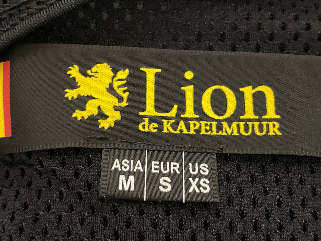 KG850 リオンドカペルミュール Lion de KAPELMUUR ビブタイツ 黒 M 裏起毛 ※動物の毛