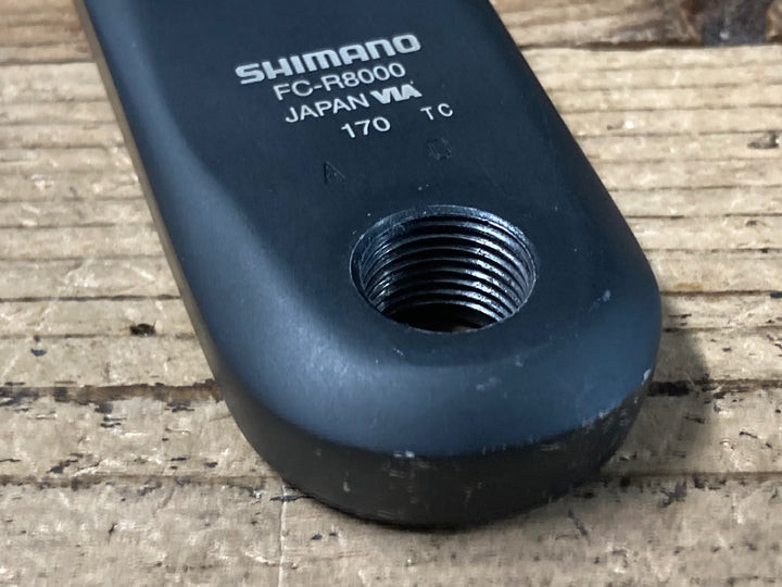 KE306 4iiii PRECISION PML100 シマノ SHIMANO アルテグラ ULTEGRA FC-R8000 パワーメーター 170mm 左アーム 接続確認済
