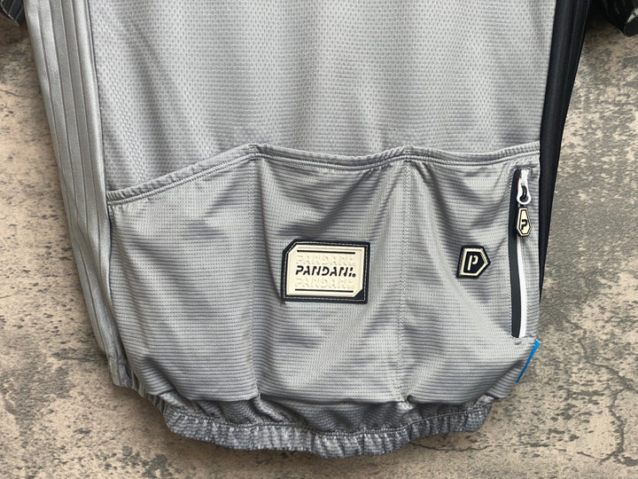 JN351 パンダーニ PANDANI 半袖 サイクルジャージ 黒 グレー M