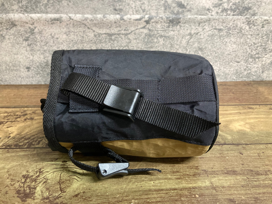 JX860 DAVOS×OSTRICH POTARI ステムバッグ 茶 ※加工品