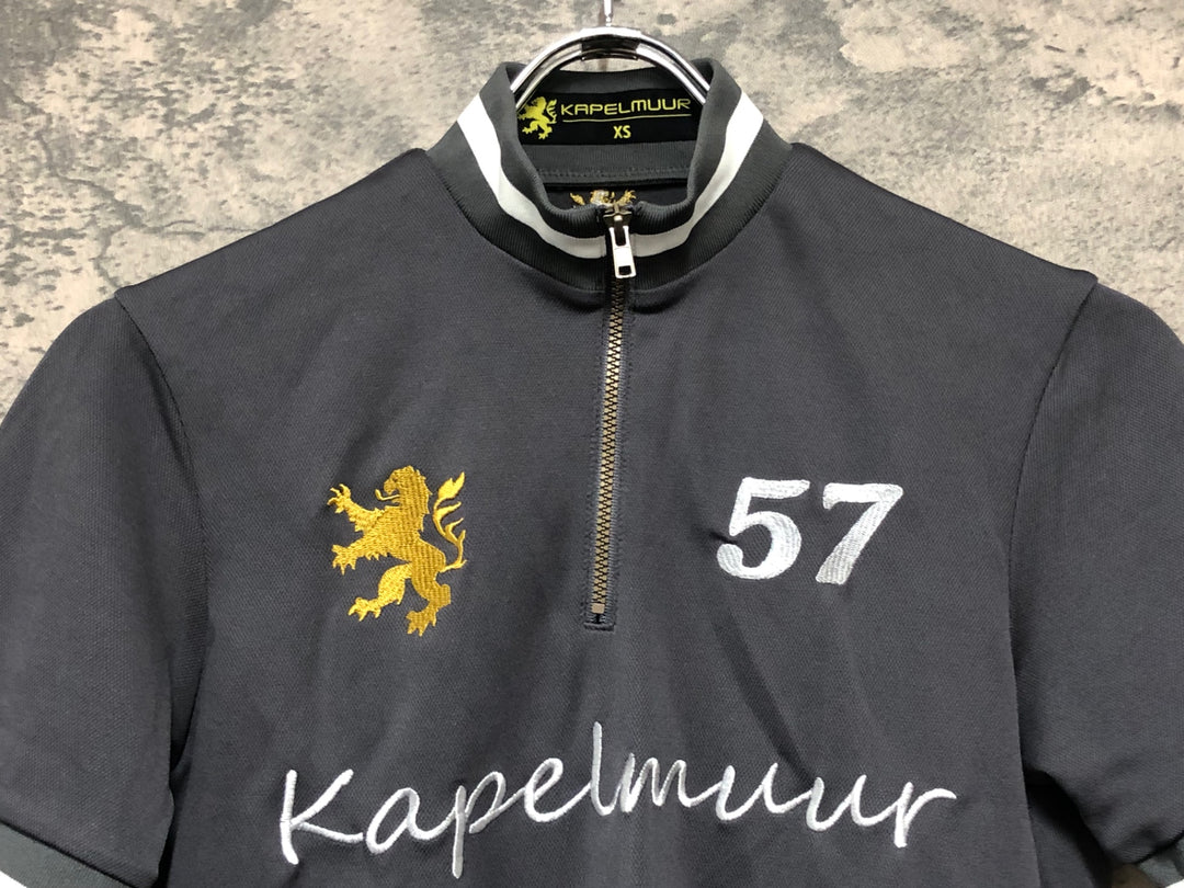 JK056 カペルミュール KAPELMUUR 半袖 サイクルジャージ グレー XS レディース