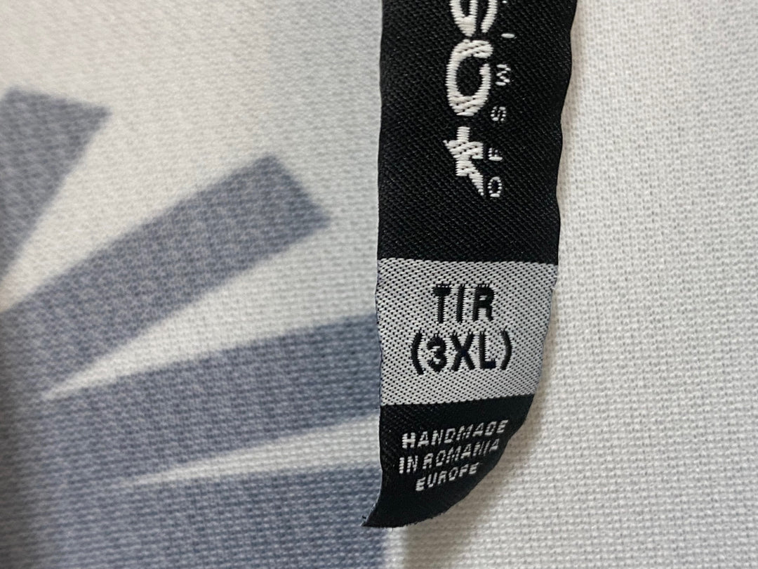 KR428 アソス ASSOS TEAM QUBEKA 半袖 サイクルジャージ 白 3XL