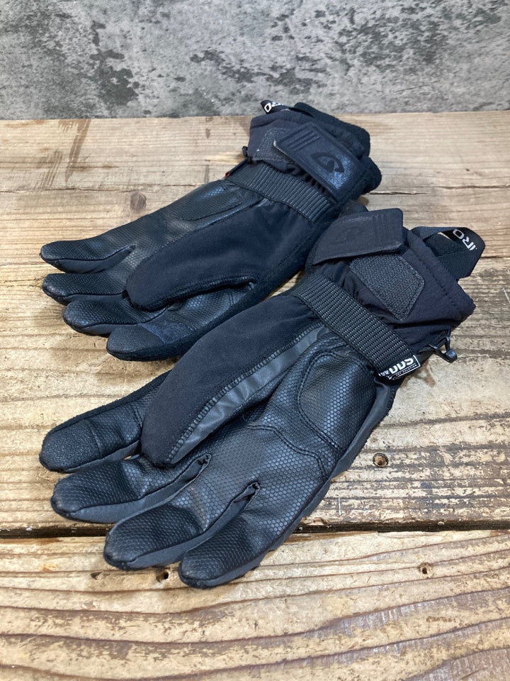 KG050 ジロ GIRO ウインター 長指 グローブ 黒 M POLARTEC