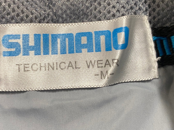 KO396 シマノ SHIMANO 長袖 ウィンドブレーカー 青グレー M XTR