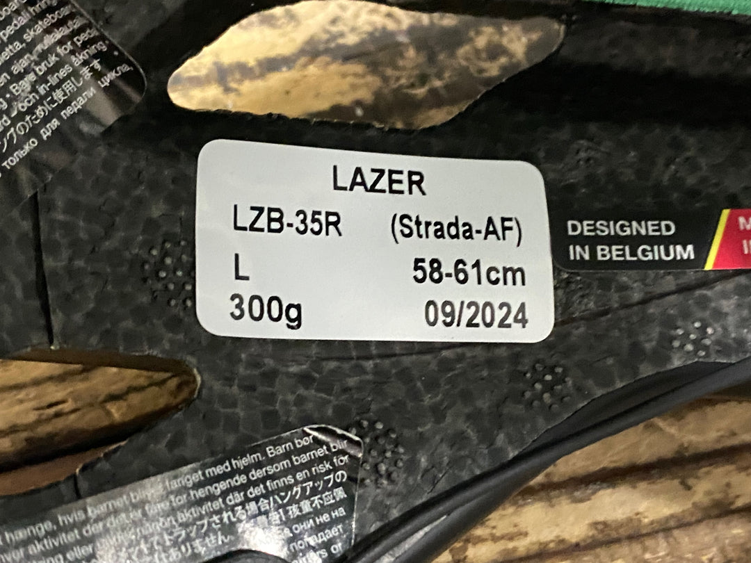 KI035 レーザー LAZER ストラーダ STRADA KinetiCore CE AF ヘルメット 黒 58-61cm L 2024年9月製造