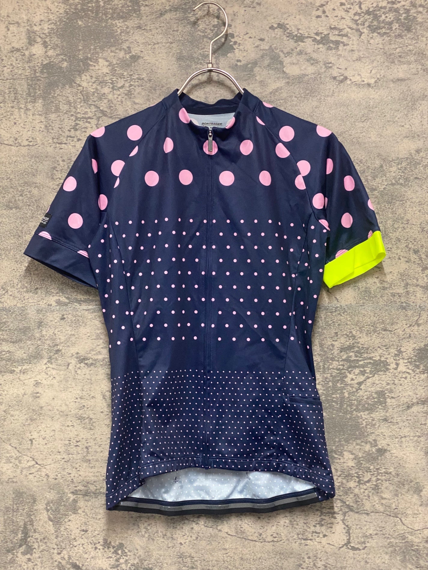 KE468 ボントレガー BONTRAGER 半袖 サイクルジャージ レディースS 紺