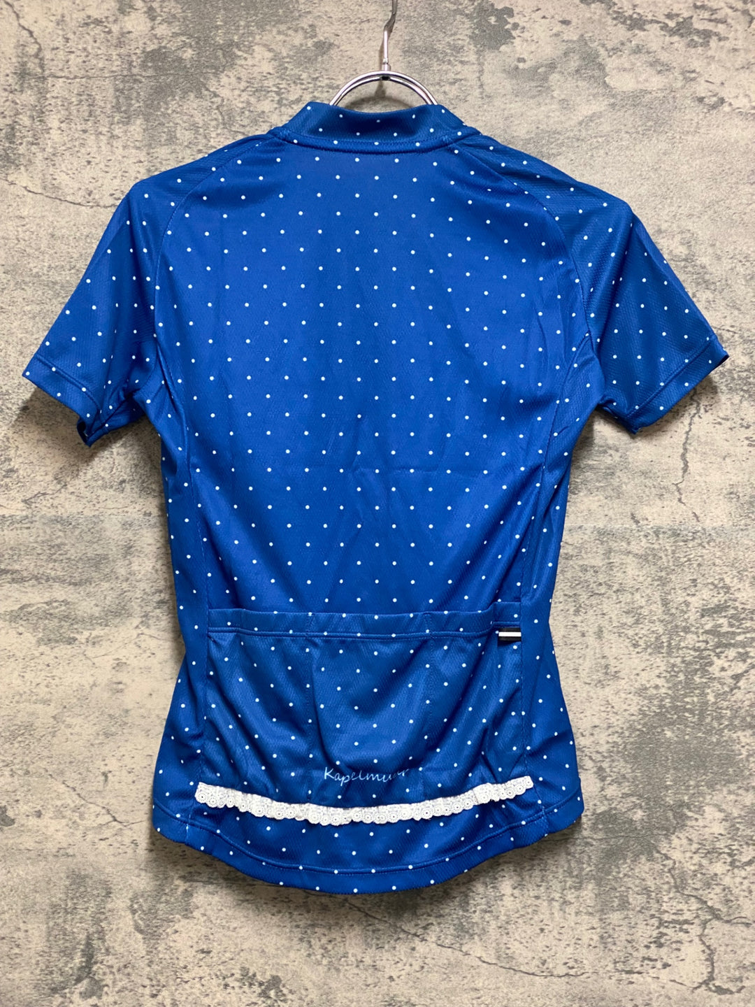 JO890 カペルミュール KAPELMUUR 半袖 サイクルジャージ ネイビー ドット 36 レディース