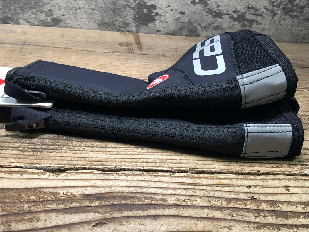 JM795 カステリ CASTELLI DILUVIO UL SHOECOVER シューズカバー 黒 2XL 裏起毛