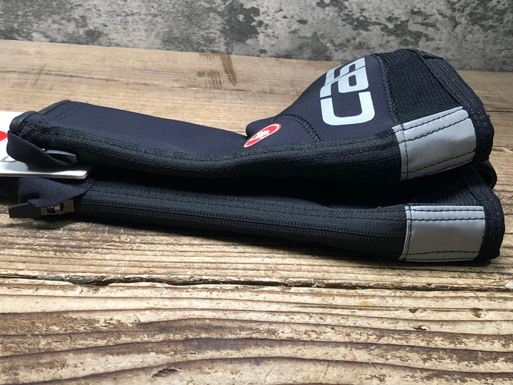 JM795 カステリ CASTELLI DILUVIO UL SHOECOVER シューズカバー 黒 2XL 裏起毛