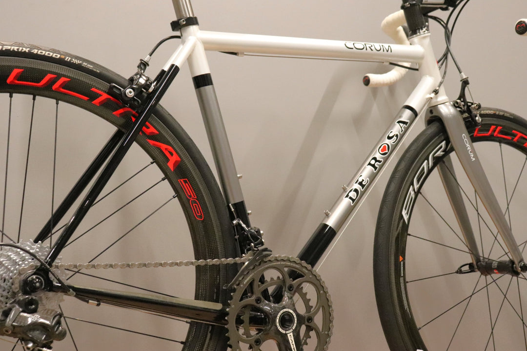 デローザ DE ROSA コルム CORUM 2013モデル 48サイズ カンパニョーロ コーラス 11S スチール ロードバイク BORA ULTRA 【仙台店】