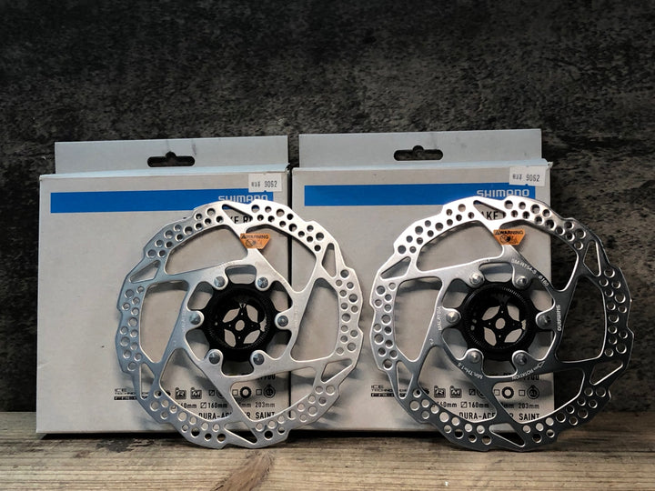 JN760 シマノ SHIMANO SM-RT54-S ディスクブレーキローター 前後セット Φ160/160