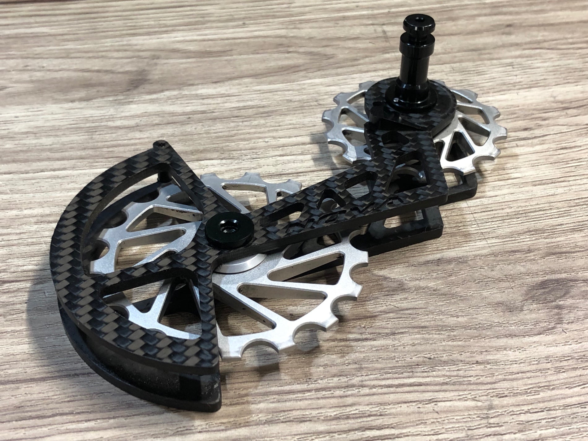JQ886 ノバライド NOVA RIDE ビッグプーリー シルバー 7/17T SHIMANO