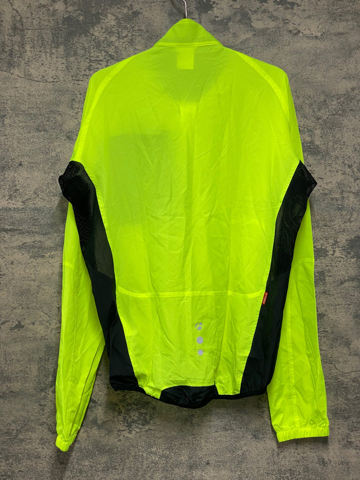 JS543 ボントレガー BONTRAGER RACE WINDSHELL JACKET 長袖 ウインドブレイカー 黃 USA:S EU:M