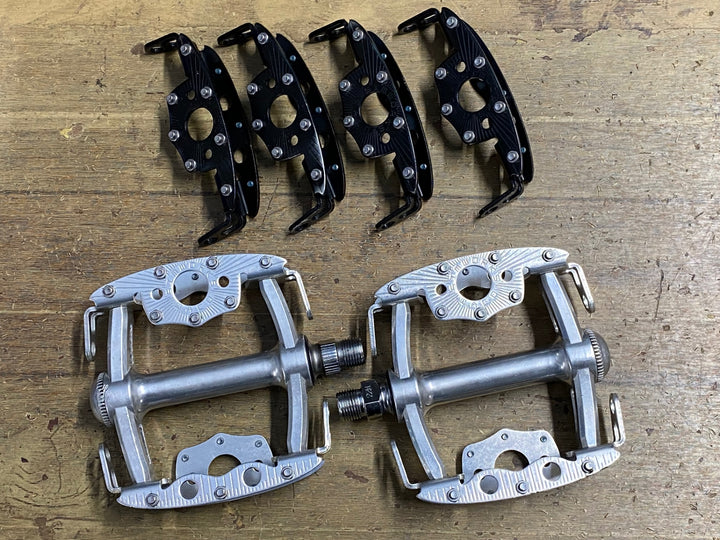 JO835 シムワークス SIMWORKS Taco Pedal フラットペダル シルバー サイドプレート付属