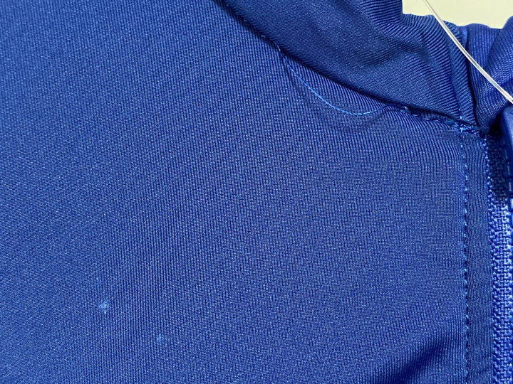 JT178 ラファ Rapha PRO TEAM LONG SLEEVE TRAINING JERSEY 長袖 サイクルジャージ 青 XS ※ほつれ,スレ