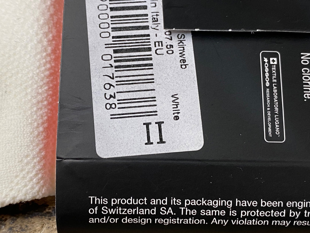 JQ202 アソス assos summerSocks skinweb サイクルソックス 白 2