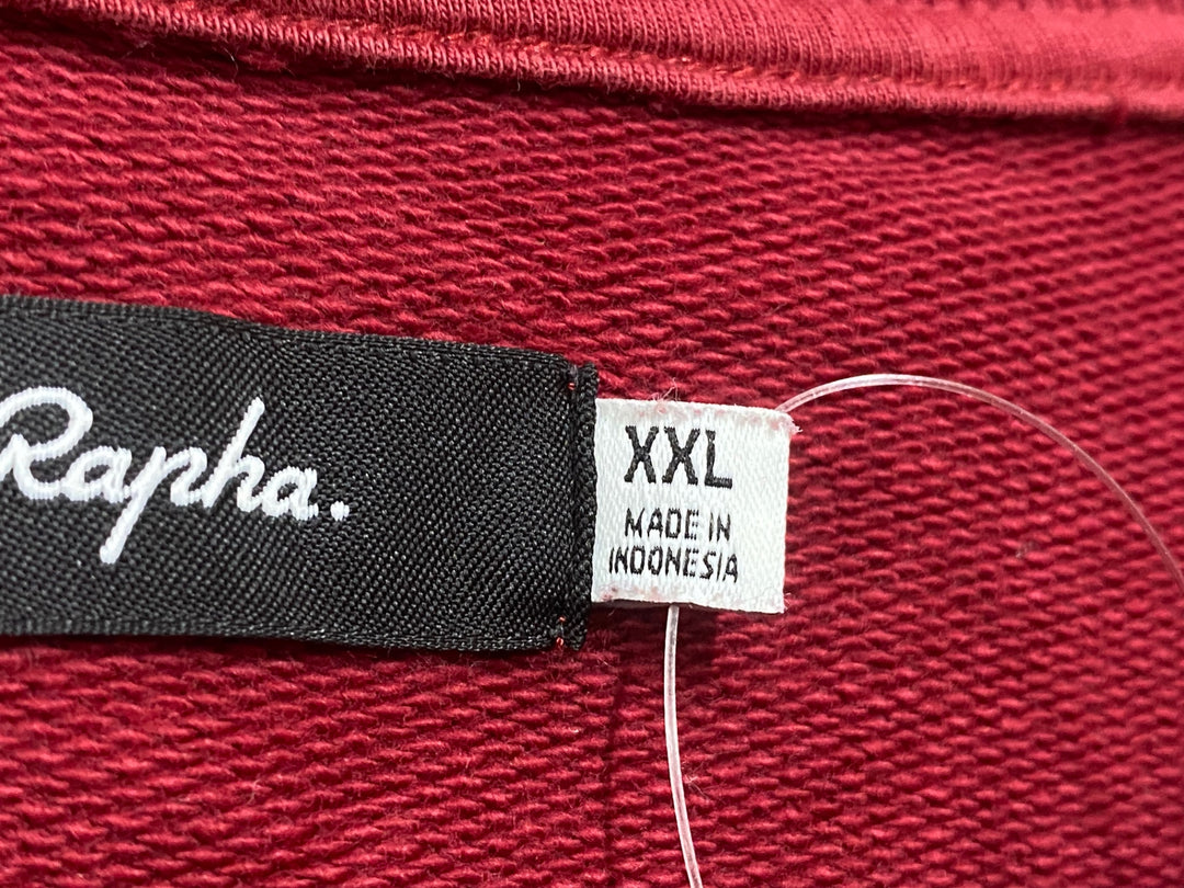 KG225 ラファ Rapha LONG SWEATSHIRT 長袖 スウェット トレーナー 赤 XXL
