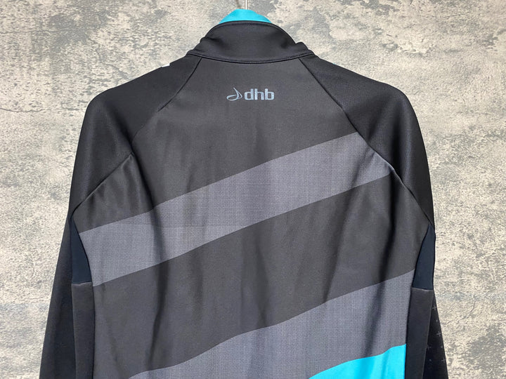 JJ688 dhb 長袖サイクルジャージ 14 裏起毛 黒緑