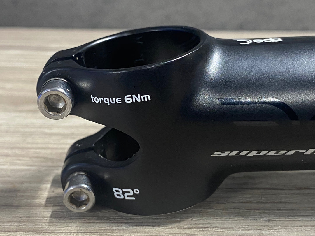 KK743 デダ Deda スーパーレジェーロ Superleggero アルミ ステム 黒 90mm Φ31.7 OS 82°