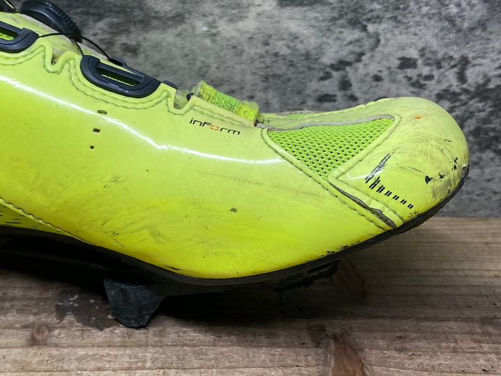 JP492 ボントレガー BONTRAGER SPECTER ビンディングシューズ BOA 3穴 黄 EU43