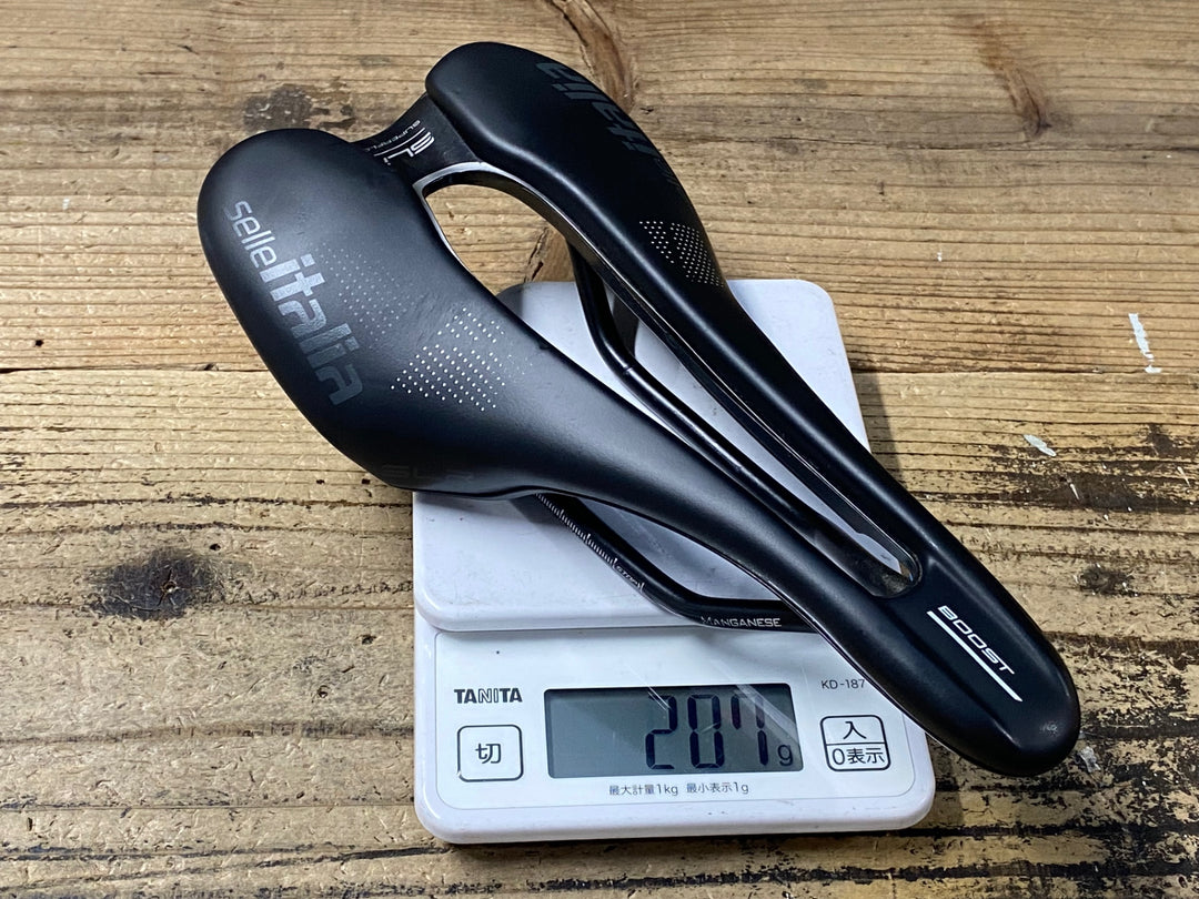 KJ170 セライタリア SELLE ITALIA SLR BOOST SUPERFLOW サドル 黒 130mm MANGANESE レール S3