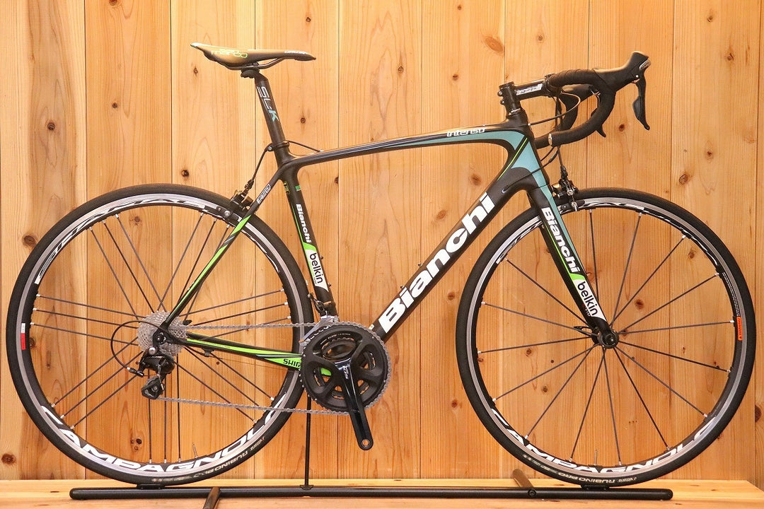 ビアンキ BIANCHI インテンソ INTENSO TEAM BELKIN 2015年モデル 55サイズ シマノ 105 5800 11S カーボン ロードバイク 【芦屋店】