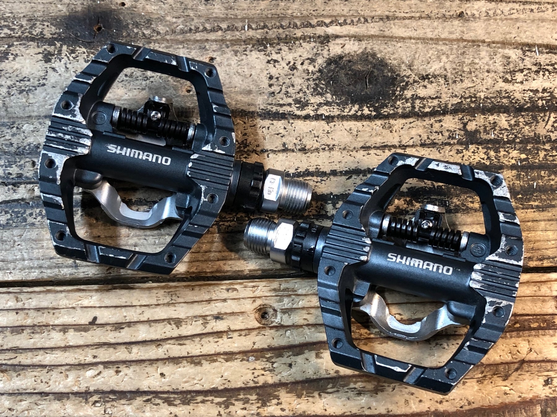 JP437 シマノ SHIMANO PD-EH500 ビンディングペダル 片面フラット SPD