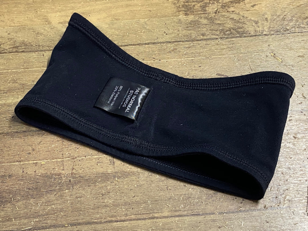 KA610 パスノーマルスタジオ PAS NORMAL STUDIOS ヘッドバンド 黒 裏起毛