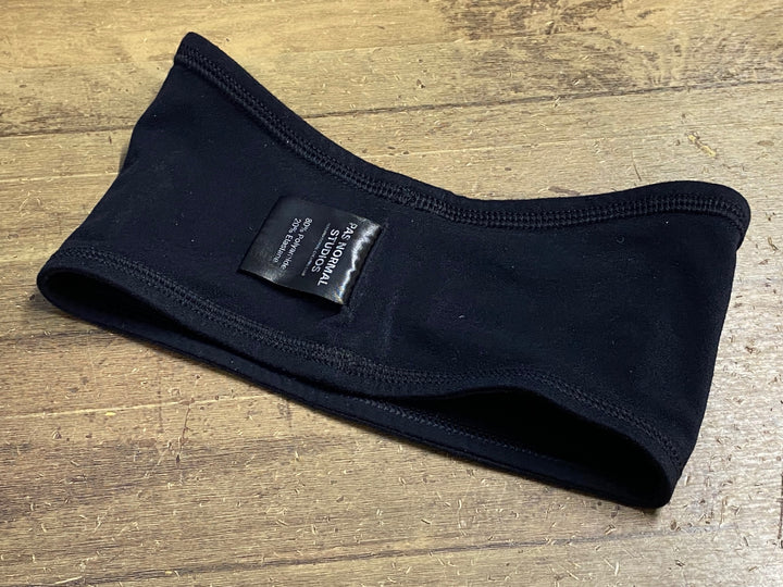KA610 パスノーマルスタジオ PAS NORMAL STUDIOS ヘッドバンド 黒 裏起毛