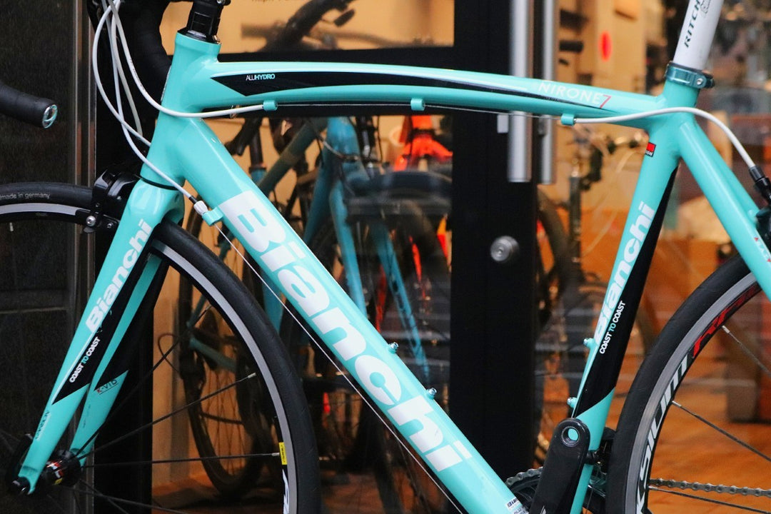 ビアンキ BIANCHI ヴィアニローネ VIA NIRONE 7 2012モデル 57サイズ シマノ 105 R7000 MIX 11S アルミ ロードバイク 【東京南麻布店】