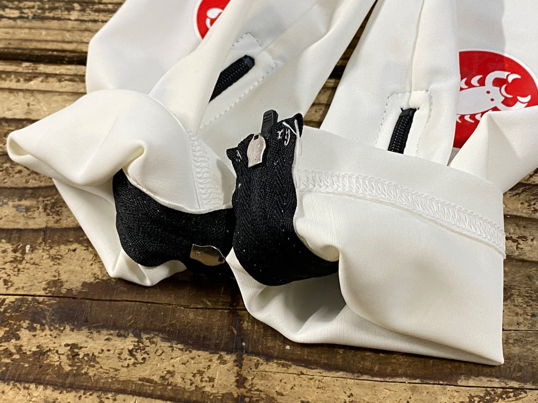 KH166 カステリ CASTELLI レッグカバー 白 M ※擦れ