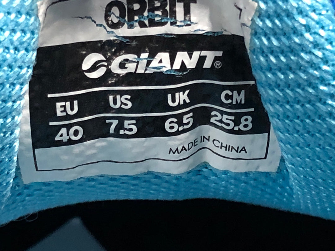 KN634 ジャイアント GIANT ORBIT ビンディングシューズ SPD EU40 青