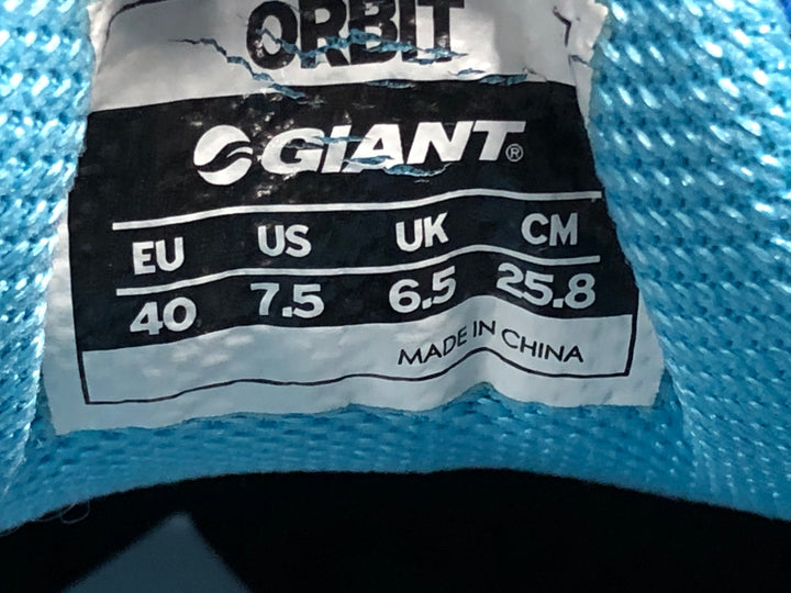 KN634 ジャイアント GIANT ORBIT ビンディングシューズ SPD EU40 青