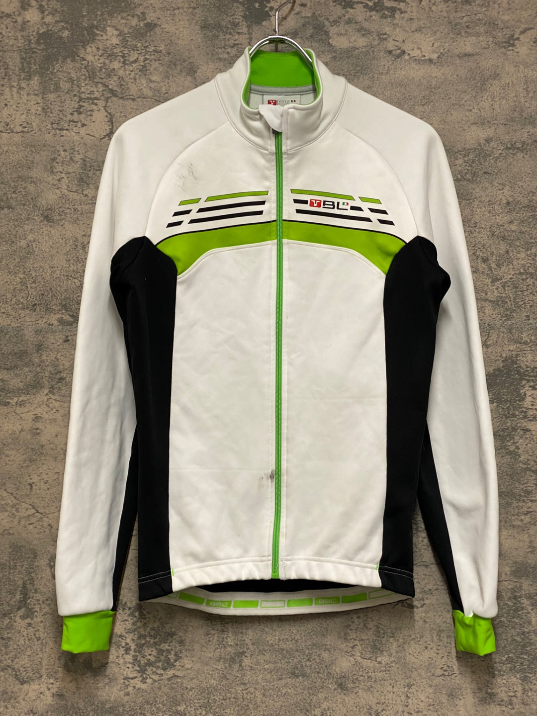 JN086 バイシクルライン BICYCLE LINE 裏起毛 サイクルジャケット 白 S