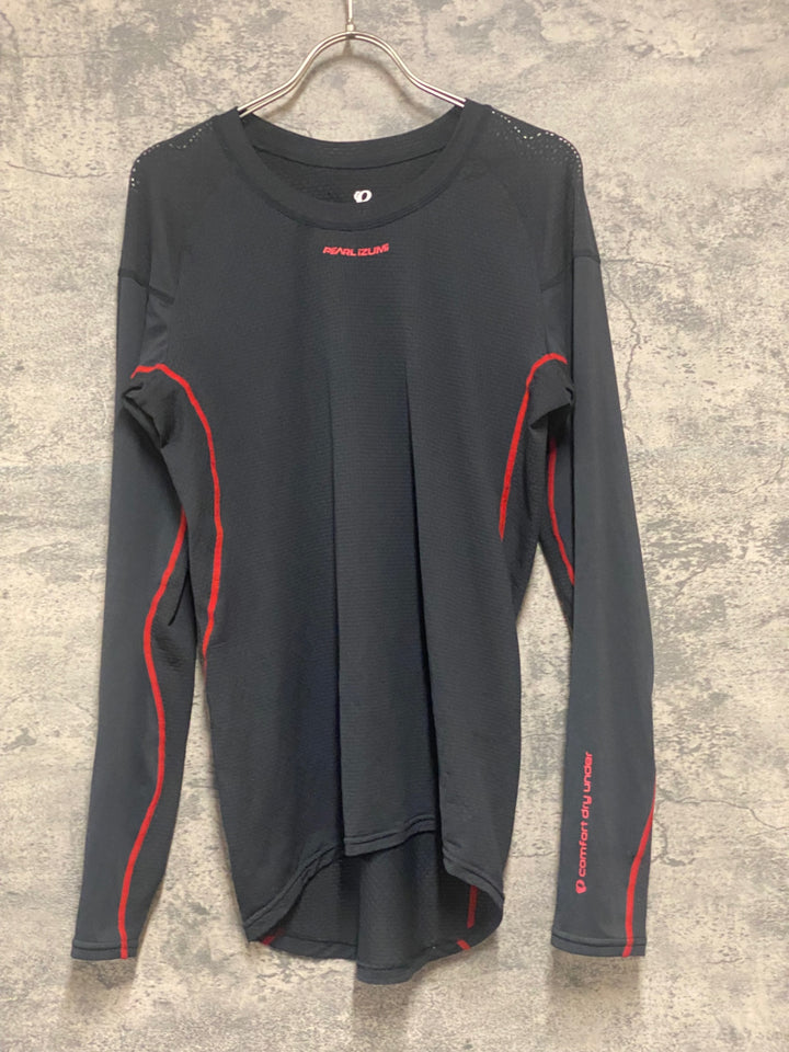 KC649 パールイズミ PEARL iZUMi 長袖 ベースレイヤー 黒 XL