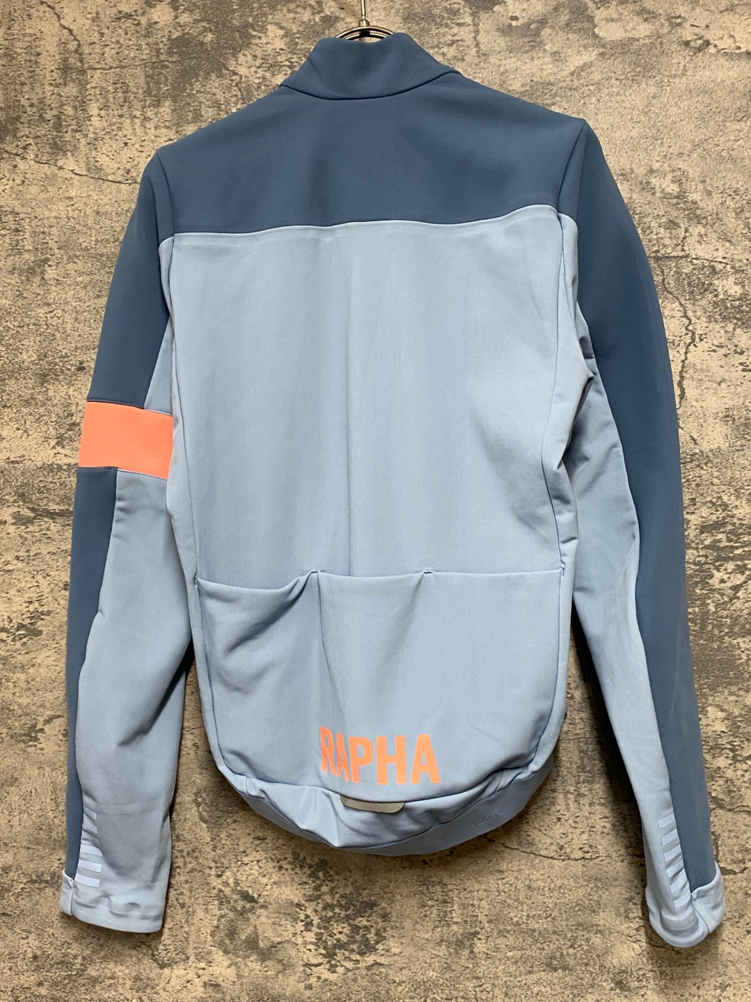 KG522 ラファ Rapha PRO TEAM WINTER JACKET 長袖 サイクルジャケット 水色 M 裏起毛