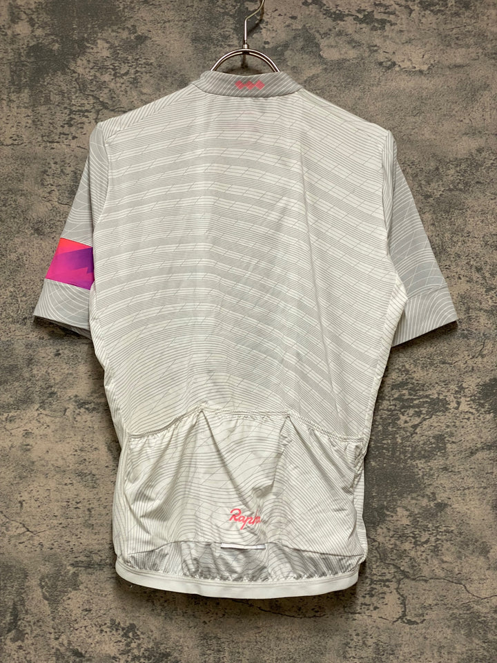 KC772 ラファ Rapha Limited EF Education PRO TEAM TRAINING JERSEY 半袖 サイクルジャージ 限定 白 M