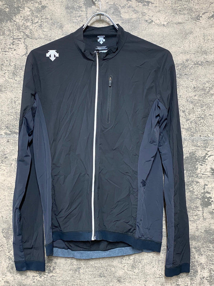 KF374 デサント DESCENTE 長袖 ウィンドブレーカー 黒 O