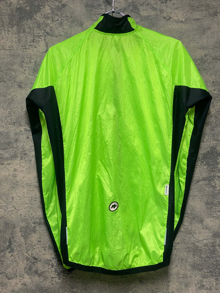KQ581 アソス ASSOS MILLE GT WIND JACKET 長袖 ウインドブレーカ 蛍光 黄 M