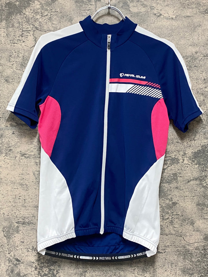 KJ203 パールイズミ PEARL iZUMi 半袖 サイクルジャージ L 紺