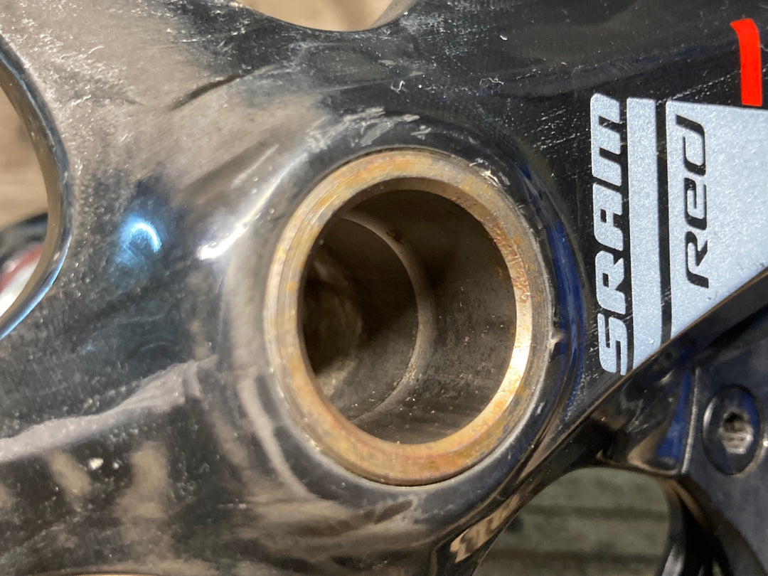 JM044 スラム SRAM レッド RED クランクセット 11S  172.5mm 53/39T 5ARM PCD130