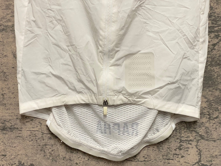 KM417 ラファ Rapha PRO TEAM LIGHTWEIGHT GILET サイクルベスト ジレ 白 S ※破れのためジャンク