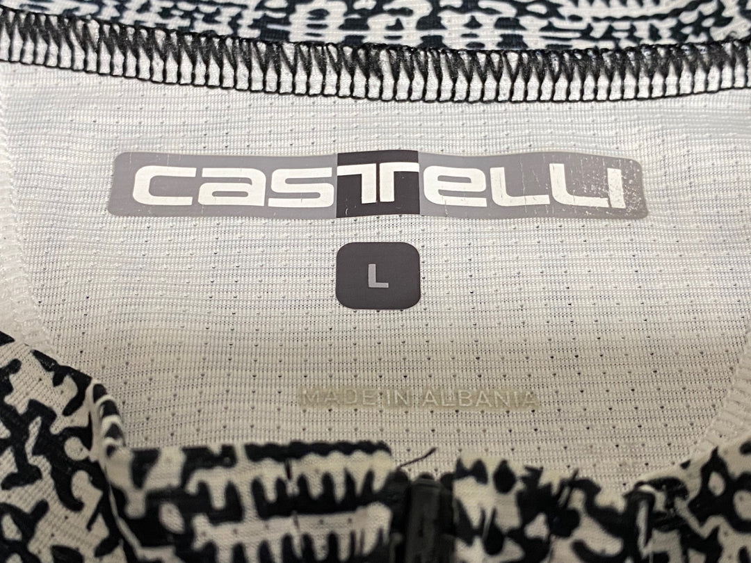 JW296 カステリ CASTELLI 半袖 サイクルジャージ 白 L