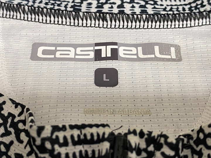JW296 カステリ CASTELLI 半袖 サイクルジャージ 白 L